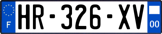 HR-326-XV