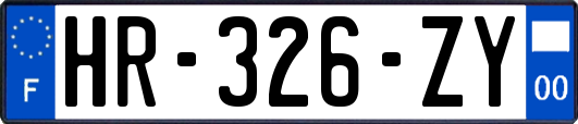 HR-326-ZY