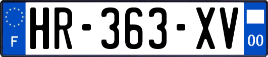 HR-363-XV
