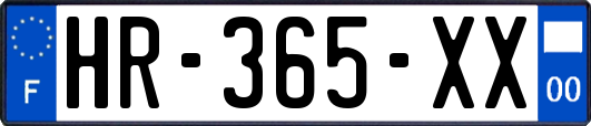 HR-365-XX