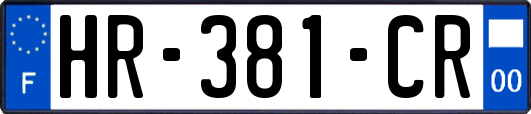 HR-381-CR