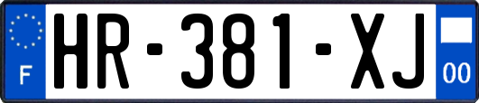 HR-381-XJ