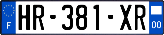 HR-381-XR