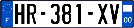 HR-381-XV