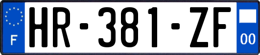 HR-381-ZF