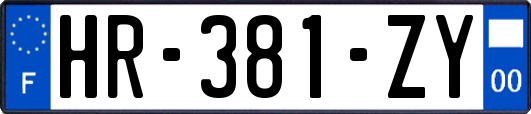 HR-381-ZY