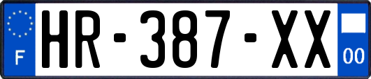 HR-387-XX