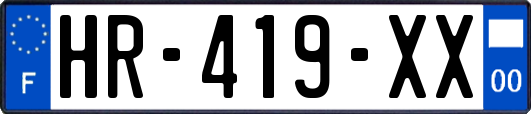 HR-419-XX
