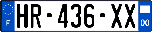 HR-436-XX