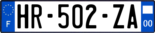 HR-502-ZA