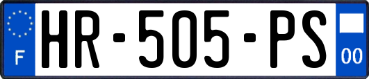 HR-505-PS
