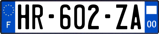 HR-602-ZA