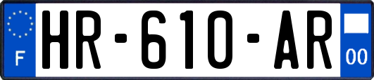 HR-610-AR