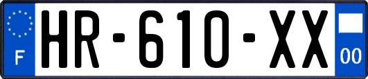 HR-610-XX
