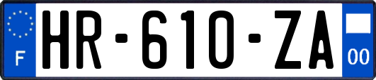 HR-610-ZA