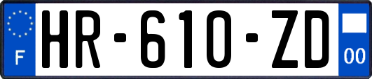HR-610-ZD