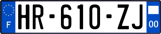 HR-610-ZJ