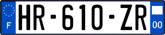 HR-610-ZR