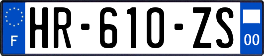 HR-610-ZS
