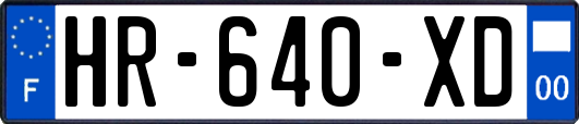 HR-640-XD