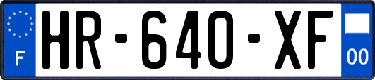 HR-640-XF