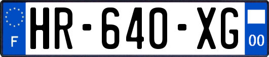 HR-640-XG