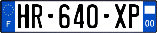 HR-640-XP