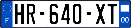 HR-640-XT