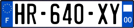 HR-640-XY