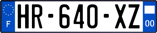 HR-640-XZ