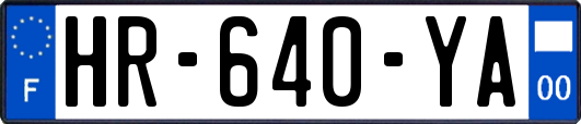 HR-640-YA
