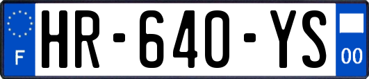 HR-640-YS