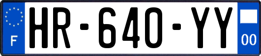 HR-640-YY