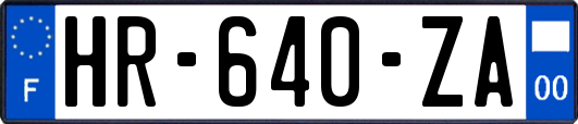 HR-640-ZA