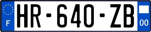 HR-640-ZB