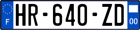 HR-640-ZD