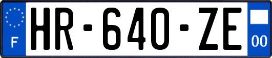 HR-640-ZE