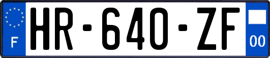 HR-640-ZF