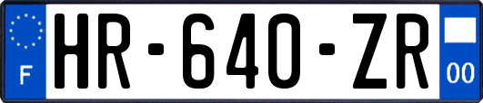 HR-640-ZR