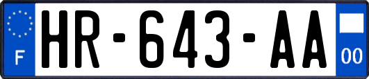 HR-643-AA