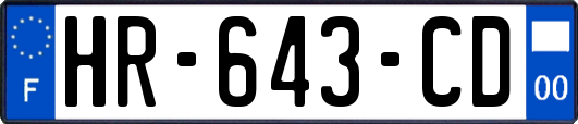 HR-643-CD
