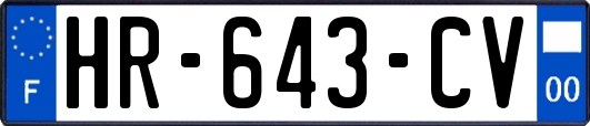 HR-643-CV