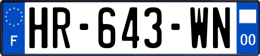 HR-643-WN