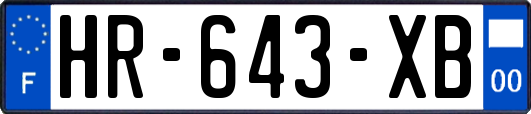 HR-643-XB