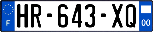 HR-643-XQ
