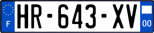 HR-643-XV