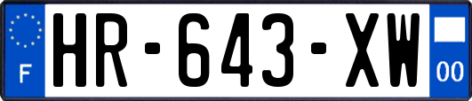 HR-643-XW