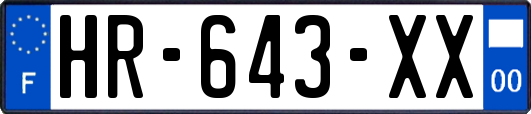 HR-643-XX