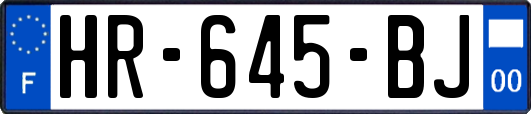HR-645-BJ