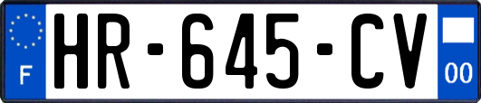 HR-645-CV